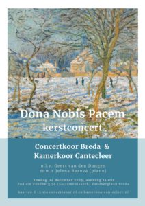 kerstconcert kamerkoor Cantecleer en Concertkoor Breda