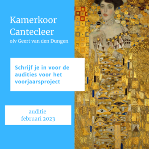 audities kamerkoor Cantecleer