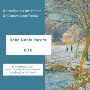 kerstconcert Kamerkoor Cantecleer en Concertkoor Breda