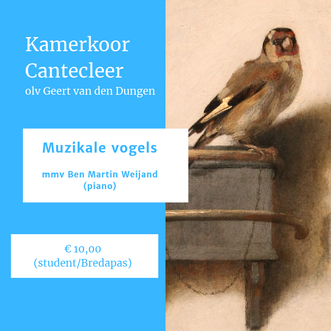 Toegangsbewijs najaarsconcert kamerkoor Cantecleer - student